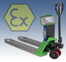 industrial pallet truck & weight indicator unit